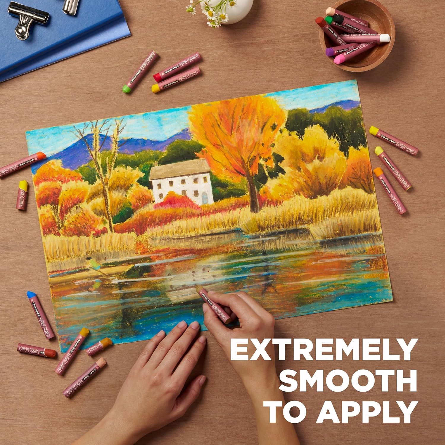 SAKURA Cray-Pas Expressionist Oil Pastel Set - Soft Oil Pastels for Artists - 50 Sticks - Image 3