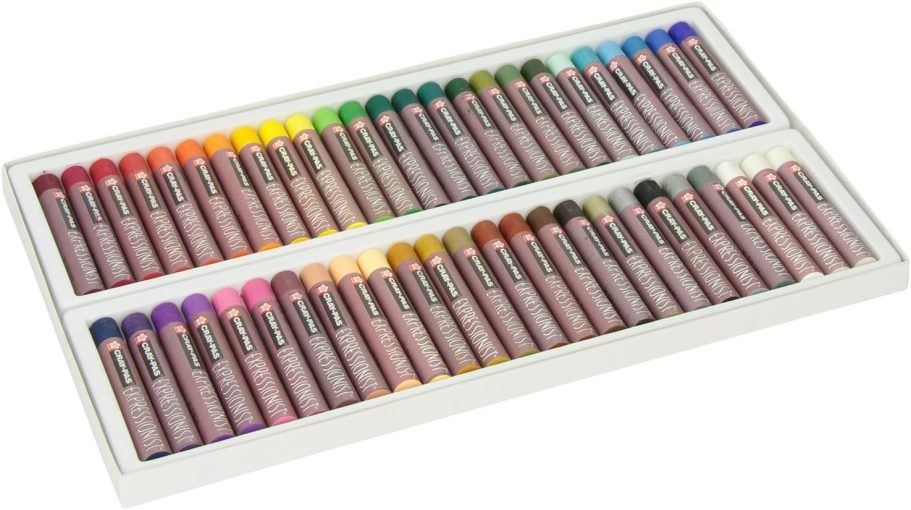 SAKURA Cray-Pas Expressionist Oil Pastel Set - Soft Oil Pastels for Artists - 50 Sticks - Image 4